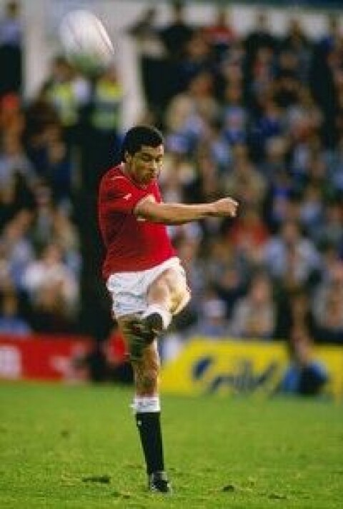 Paul McGrath of Manchester United in action