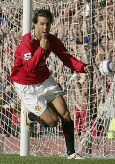 TOMÅLSSCORER: Ruud van Nistelrooy, her fra en annen anledning. Manchester United v Blackburn Rovers