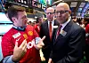 Manchester United Executives Ring Opening Bell At New York Stock Exchange