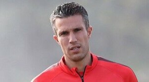 Huff, Van Persie Manchester United Training Session