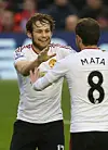 Daley Blind og Juan Mata.