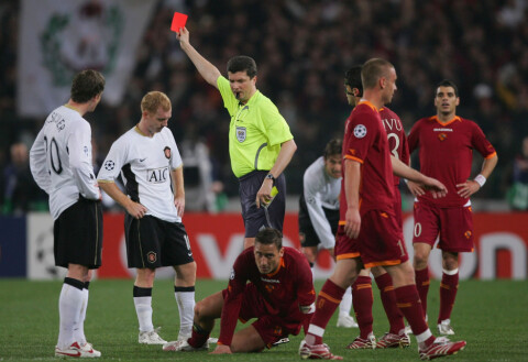UEFA Champions League Quarter Final: AS Roma v Manchester United