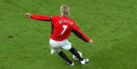 David BECKHAM Manchester United v Manchester City