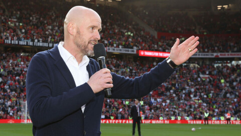 Ten Hag til fansen etter serieavslutningen: – Spillerne kommer til å gjøre alt i sin makt for å slå City Manchester United v Fulham FC - Premier League