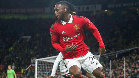 WAN-BISSAKA: Leverte en solid prestasjon i de 45 minuttene han spilte. GettyImages-1455581533