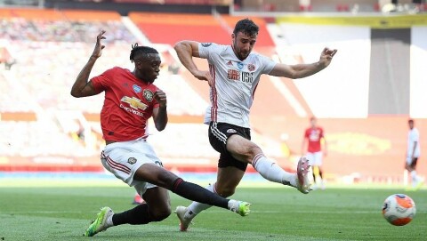 BANKERS: Aaron Wan-Bissaka er tilbake på laget mot Brighton etter å ha fått hvile mot Norwich.