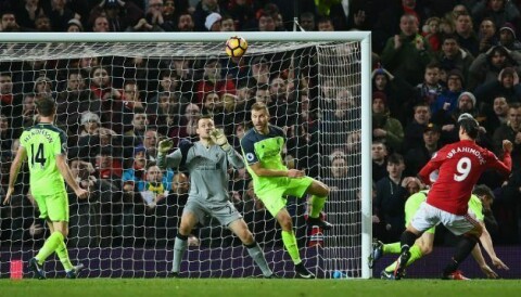 1-1: Her reduserer Zlatan mot Liverpool søndag.