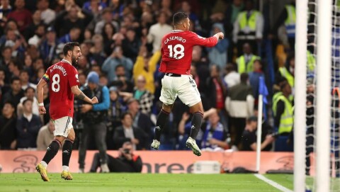 CASEMIRO: Ble avgjørende i jakten på poeng mot Chelsea. Chelsea FC v Manchester United - Premier League