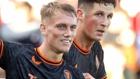 TAPTE: Ethan Galbraith og Salford City. galbraith081022