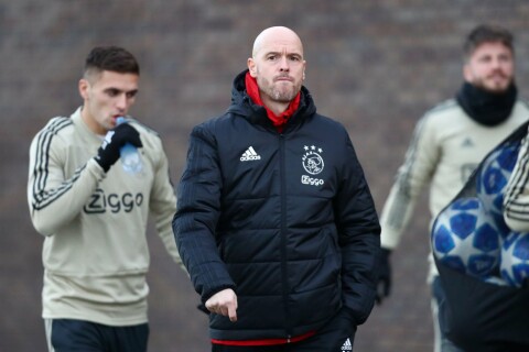 Ajax Training Session and Press Conference