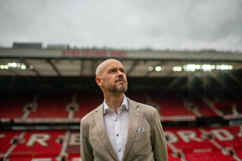 NYTT HJEM: – Jeg føler meg allerede hjemme på Old Trafford, sa Ten Hag i sitt første intervju. Manchester United Erik ten Hag Press Conference