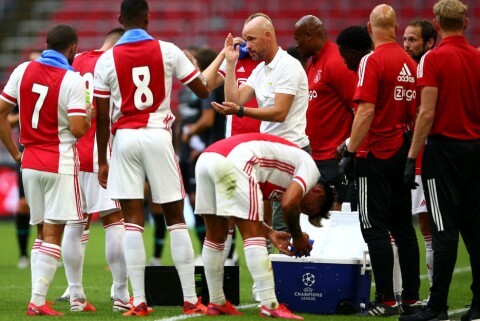 STILLER KRAV: Ten Hag er kjent som en trener som krever full innsats fra samtlige spillere. Ajax Amsterdam v RKC Waalwijk - Pre-Season Friendly