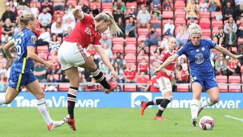 SCORET MOT CHELSEA: Alessia Russo. Manchester United Women v Chelsea Women - Barclays FA Women's Super League