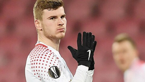 STRÅLENDE FOR RANGNICK: Timo Werner.
