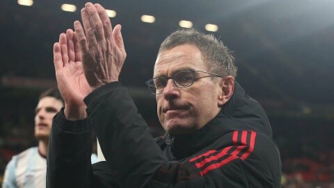 ER TROLIG FORNØYD MED Å HA LINGARD OG CAVANI TILBAKE: Ralf Rangnick. Ralfie