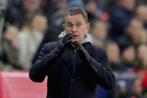 VIKAR? Ralf Rangnick nevnes som en mulig midlertidig ansettelse. RB Salzburg v RB Leipzig - UEFA Europa League - Group B