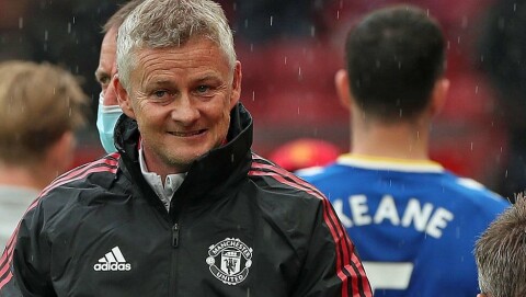 FIKK SIN MANN: Ole Gunnar Solskjær forteller at United har fulgt Raphaël Varane en god stund. solskjaer242