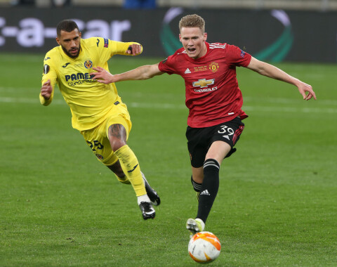 KANSKJE UNITEDS BESTE: Scott McTominay. Villarreal CF v Manchester United - UEFA Europa League Final