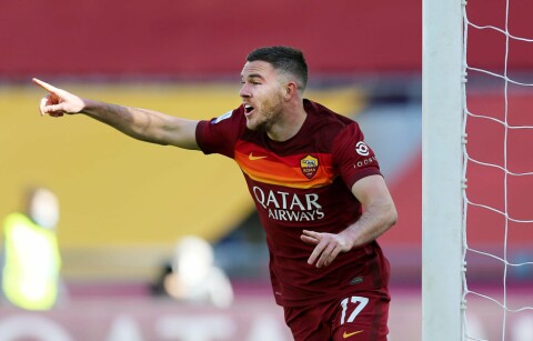 NØKKELSPILLER: Jordan Veretout kom fra Fiorentina i 2019 og har en fortid i Aston Villa. AS Roma v Udinese Calcio - Serie A
