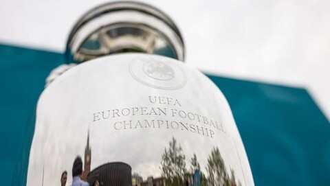 UEFA EURO 2020 Trophy Tour Arrives In London