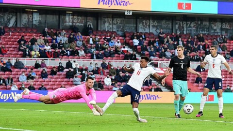 FREMPÅ: Jesse Lingard endte uten målpoeng, men bidro til at et reservepreget England slo Østerrike. lingjes