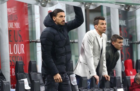 SKADET: Zlatan Ibrahimovic skadet seg mot Roma i slutten av februar.