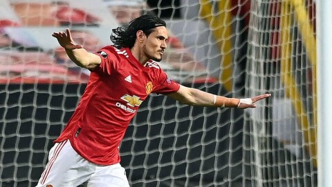 CAVANI: Solskjær håper at han kan overbevise Edinson Cavani om å bli med videre. cavg