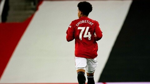 NUMMER 74: Men det var i det 88. minutt Shola Shoretire kom på banen for United.