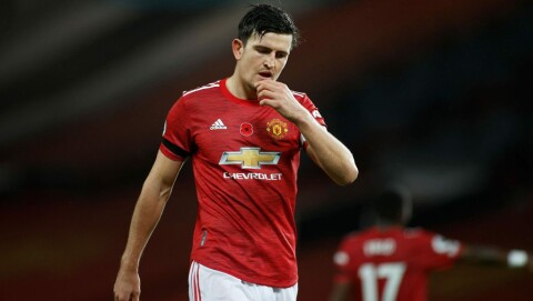 SKUFFET: Harry Maguire var ærlig etter kampen mot Arsenal.