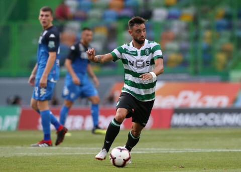 FARGERIK LEDER: Bruno Fernandes beskrives som en teknisk og taktisk leder på banen i Sporting Lisboa.