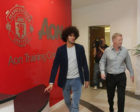 KOM I SISTE LITEN: Marouane Fellaini signerte på deadline day.