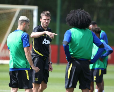 Her er James på United-trening