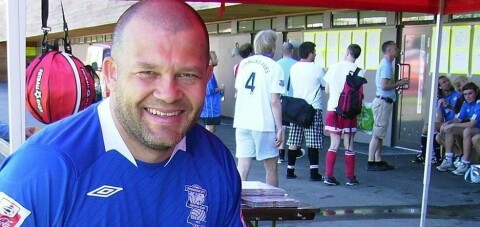 SUPPORTER I 44 ÅR: Trond Fuhre har vært Birmingham-fan siden 1976, og er lidenskapelig opptatt av det meste med engelsk fotballkultur.