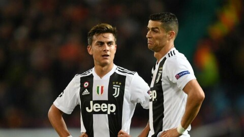 STJAL SHOWET: Paulo Dybala og Cristiano Ronaldo kan være tilfredse både med spillet og poengfangsten på Old Trafford. Konklusjon? Old Trafford < Old Lady.