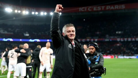 STORT ØYEBLIKK: Ole Gunnar Solskjær etter snuoperasjonen.