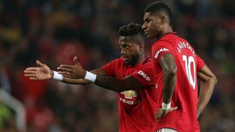 – Hvis du bare løper DIT, så skal du se det blir mål for deg mot Liverpool igjen, Marcus.