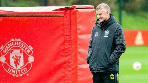 SENDTE SPILLERNE TIL DUBAI: Ole Gunnar Solskjær sier det var hans avgjørelse å sende en rekke av spillerne til Dubai for å trene i varme omgivelser.
