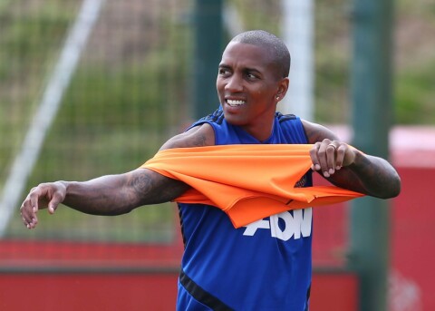 Her er James på United-trening