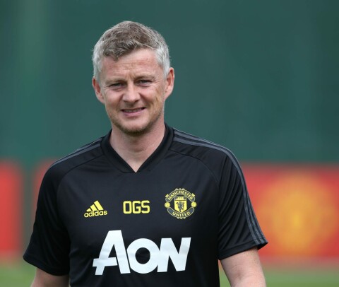 Her er James på United-trening