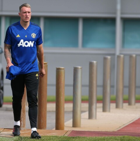 Her er James på United-trening