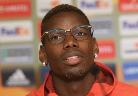 VELTALENDE: Paul Pogba på pressekonferansen før kvartfinalen i Europa League mot Anderlecht i 2017. Den gangen imponerte han med både ordvalg og fremtoning. VELTALENDE: Paul Pogba på pressekonferansen før kvartfinalen i Europa League mot Anderlecht i 2017. Den gangen imponerte han med både ordvalg og fremtoning.