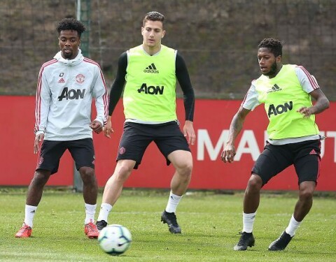 KOM I SOMMER: Fred (t.h.) og Diogo Dalot (midten) ble hentet sammen med Lee Grant i sommer. Hvem kommer nå?