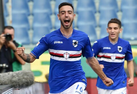 SAMPDORIA: Fernandes hadde suksess i Sampdoria før han returnerte til Portugal.