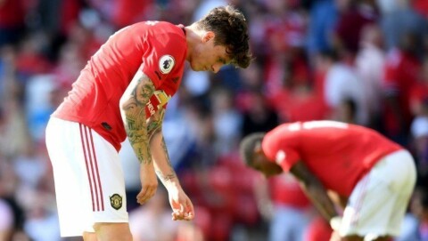 FORMDUPP: Victor Lindelöf som i lang tid har vært en av de bedre i forsvarsrekka har nå vært direkte delaktig i to baklengsmål på to kamper.