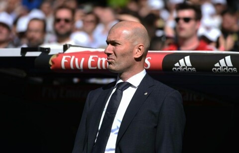 FRANSK ROMANSE: Real Madrid-manager Zinedine Zidane skal være meget lysten på å hente sin landsmann til Santiago Bernabeu i kommende overgangsvindu.