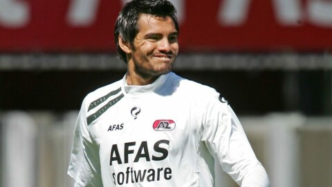 LIGAMESTER: Sergio Romero og AZ spilte hele 955 minutter uten baklengs og ble ligamester i 2008/09 under Louis van Gaals ledelse.