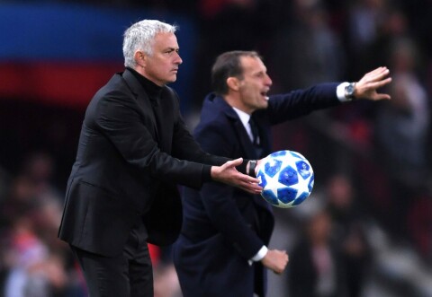 INGEN I BAKHÅND: For første gang som United-manager benyttet ikke José Mourinho en eneste innbytter.
