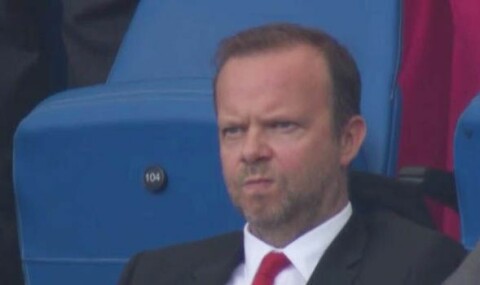MISFORNØYD: Ed Woodward etter Tottenham-tapet.