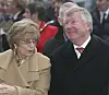 Lady Cathy Ferguson and Manager Sir Alex Ferguson of Manchester United attends the unveiling of a statue of himself of Manchester United at Old Trafford on November 23, 2012 in Manchester, England.