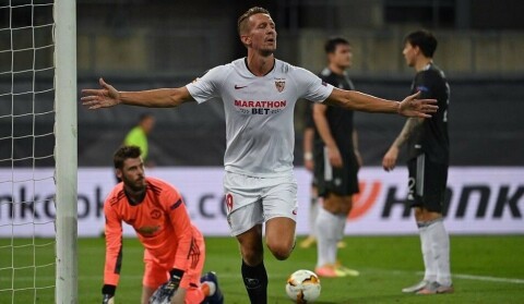 SIKRET SEVILLA-AVANSEMENT: Luuk de Jong ble tungen på vektskålen i semifinaleoppgjøret søndag.
